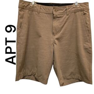 APT 9 MEN'S PREMIUM FLEX SHORTS SZ 34